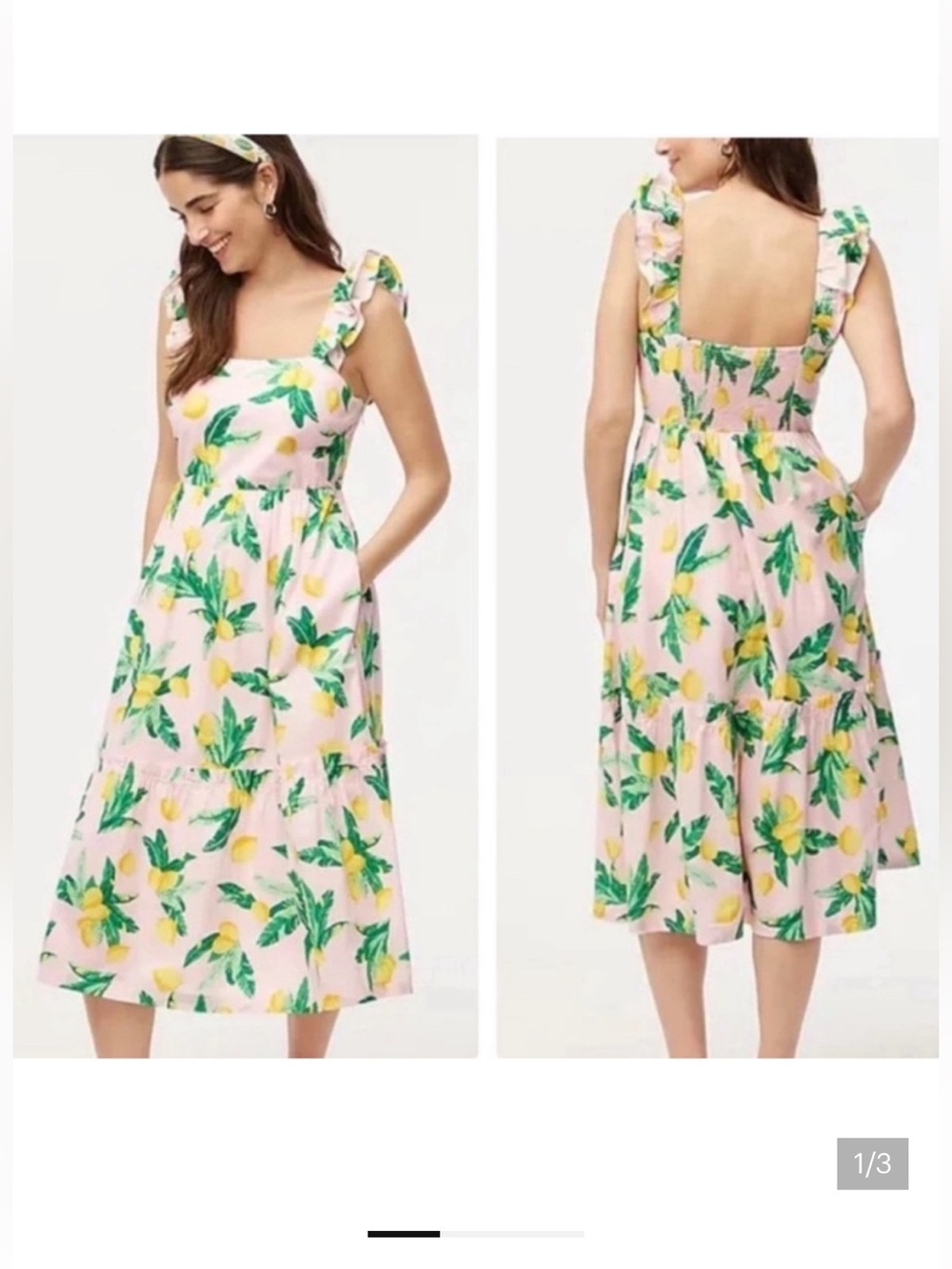 J Crew Lemon Dress